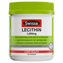 Swisse卵磷脂Lecithin-1200mg-150c（运输途中的物理变化，融化、断裂、变形、结冰等情况，不予理赔）