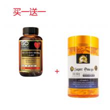 【买一送一】Go Healthy高之源辅酶Q10 400mg 60粒+KiwiGold 高含量鱼油60粒